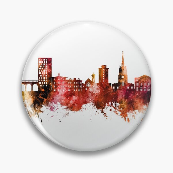 Item preview, Chelmsford England Skyline designed and sold by ArtPrints.