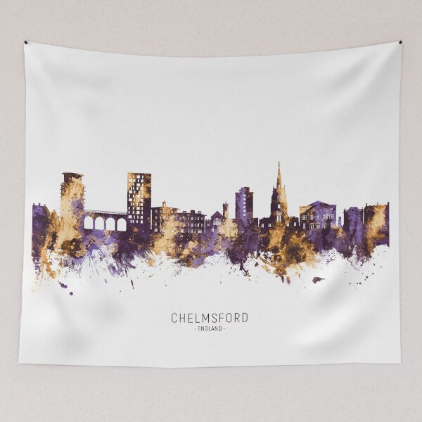 Item preview, Chelmsford England Skyline designed and sold by ArtPrints.