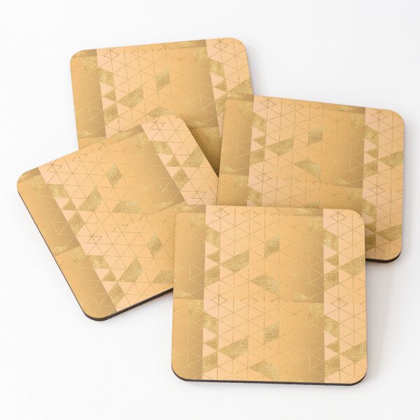 Item preview, Gold Glitter On Metallic Desert Mist designed and sold by Lucky-Town-Art.