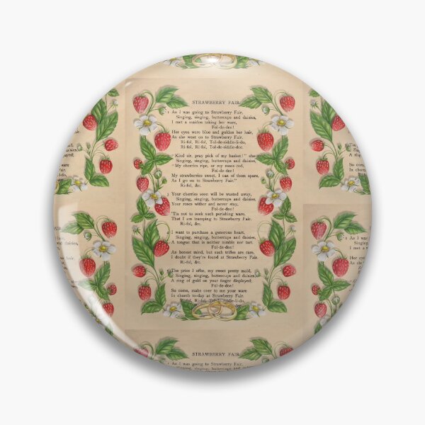 Item preview, Strawberry Fair, illustrated folk song designed and sold by Theodora Gould.