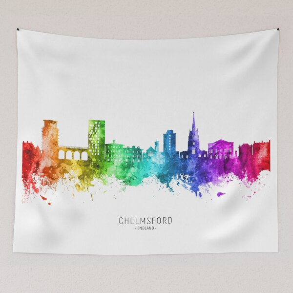 Item preview, Chelmsford England Skyline designed and sold by ArtPrints.