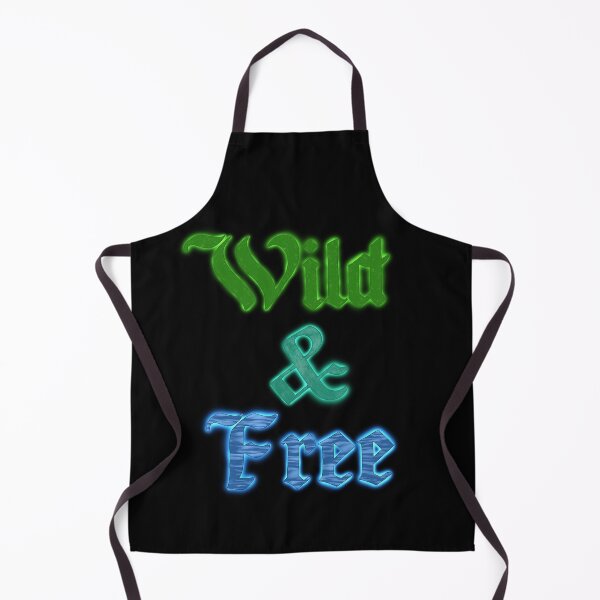 Item preview, ‘Wild And Free’ Nature Themed Text Art designed and sold by VarkausArtVault.