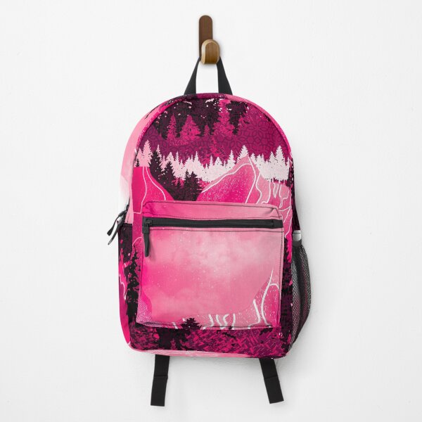 Item preview, pink mountains moon and stars designed and sold by Catherine  Milchard.