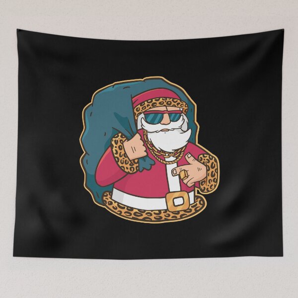 Item preview, Cool Santa Claus hip-hop street style Christmas time designed and sold by Ofca.
