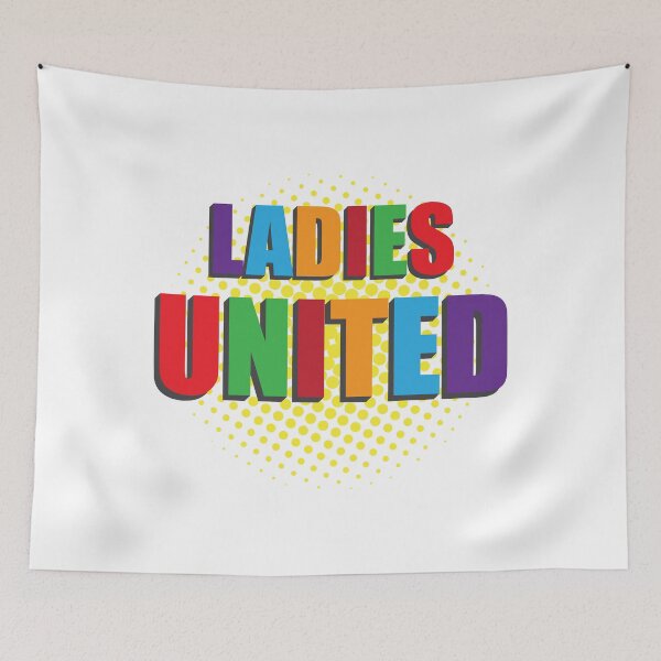 Item preview, ladies united 3d text art colorful - cartoon style designed and sold by feel-free-store.