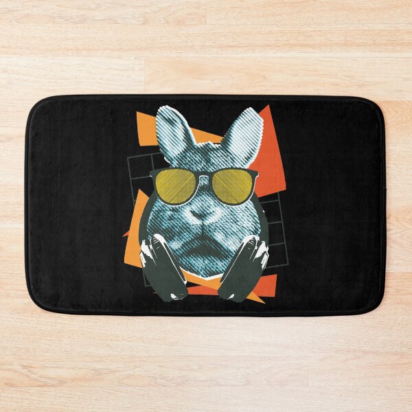 Artikelvorschau, Rabbit Bunny Animal Sunglasses Headphone Hiphop Rock Music entworfen und verkauft von Ofca.
