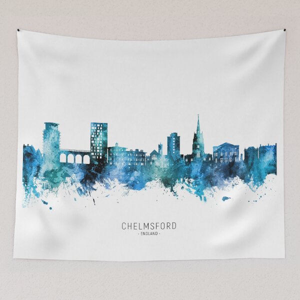 Item preview, Chelmsford England Skyline designed and sold by ArtPrints.