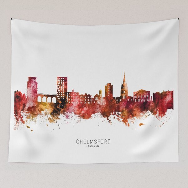 Item preview, Chelmsford England Skyline designed and sold by ArtPrints.