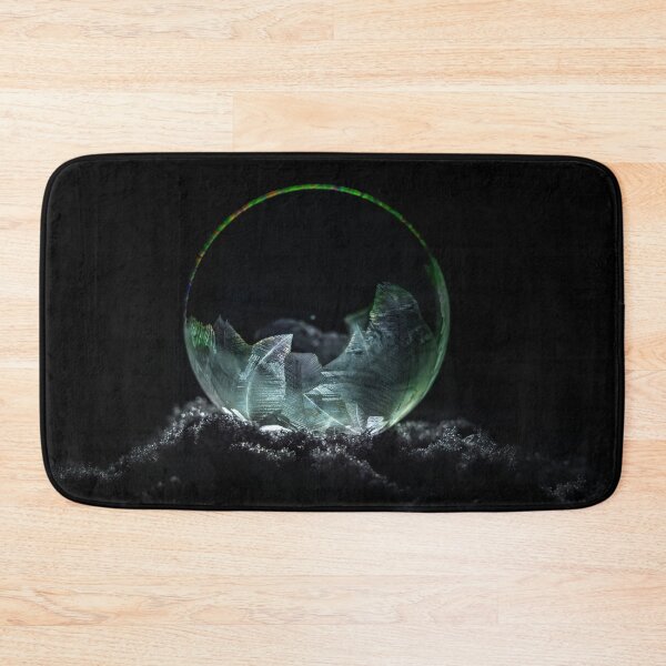 Item preview, Frozen soap bubble in silver and green designed and sold by JBlaminsky.