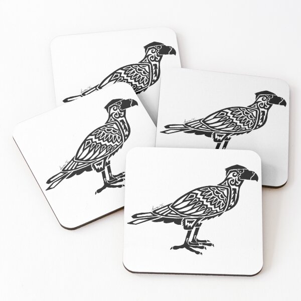 Item preview, Crested Caracara Tribal Design  designed and sold by KitayamaDesigns.