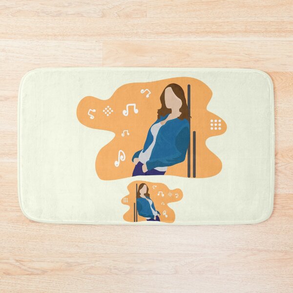 Item preview, Lady standing in style cartoon art - Fashion show designed and sold by feel-free-store.