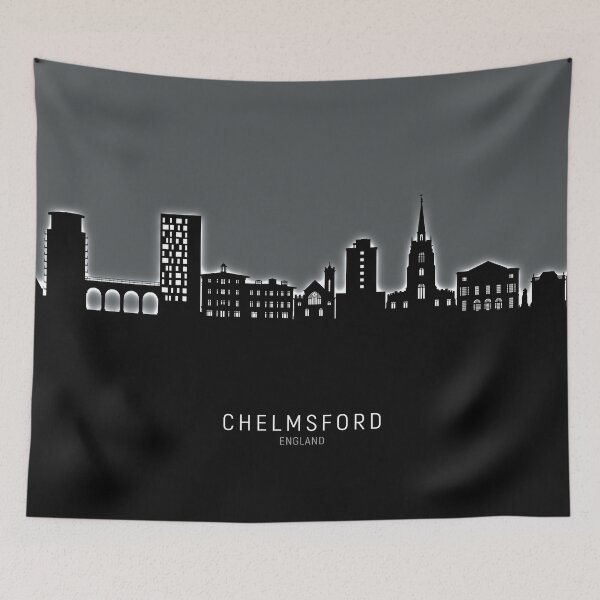 Item preview, Chelmsford England Skyline designed and sold by ArtPrints.