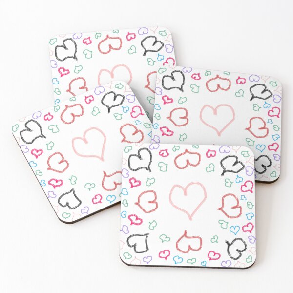 Item preview, Hearts original Digital Art Drawing painting  designed and sold by TheHutchGal.