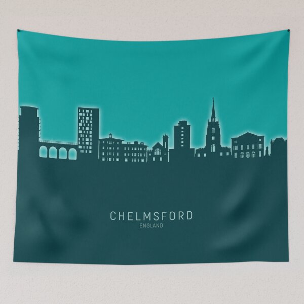 Item preview, Chelmsford England Skyline designed and sold by ArtPrints.