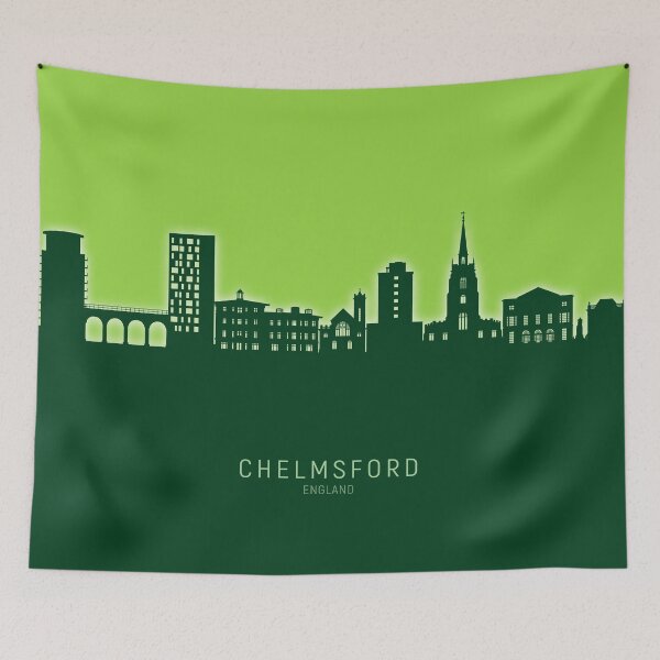 Item preview, Chelmsford England Skyline designed and sold by ArtPrints.