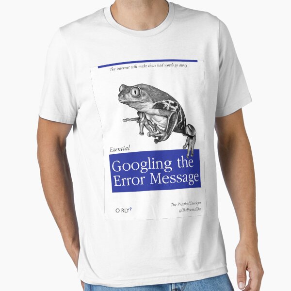 Item preview, Googling the Error Message designed and sold by moondry.