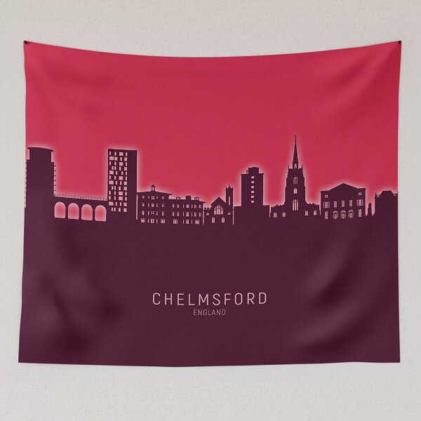Item preview, Chelmsford England Skyline designed and sold by ArtPrints.