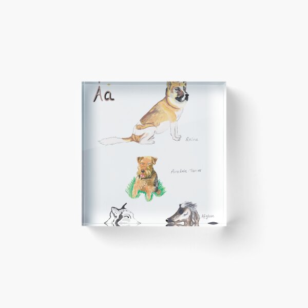 Item preview, Dog breeds beginning with A designed and sold by SHarrisDesign.