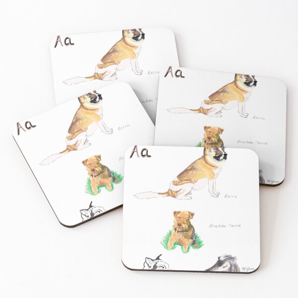 Item preview, Dog breeds beginning with A designed and sold by SHarrisDesign.