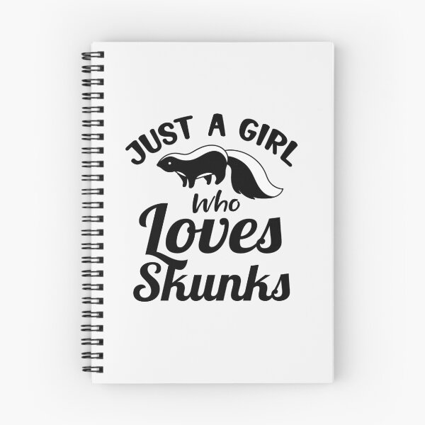 Item preview, Just a girl who likes skunks designed and sold by ElBeDesigns.