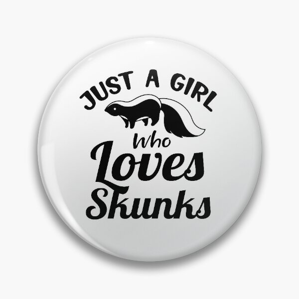 Item preview, Just a girl who likes skunks designed and sold by ElBeDesigns.