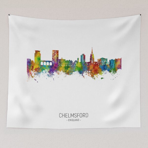 Item preview, Chelmsford England Skyline designed and sold by ArtPrints.