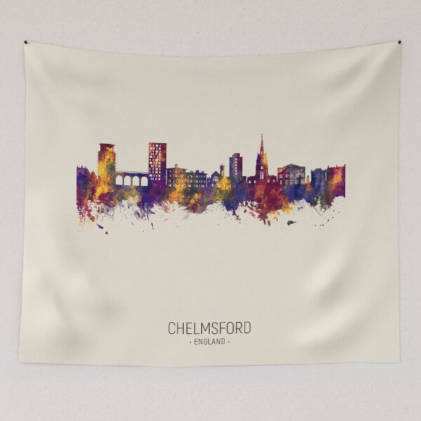 Item preview, Chelmsford England Skyline designed and sold by ArtPrints.
