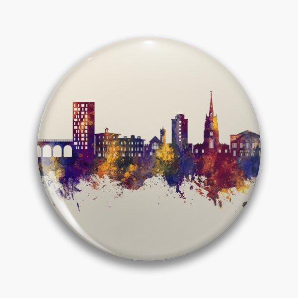 Item preview, Chelmsford England Skyline designed and sold by ArtPrints.