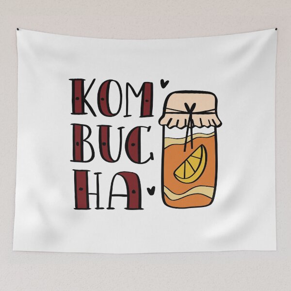 Item preview, Healthy Homemade Kombucha in a Jar designed and sold by DesignByJK.