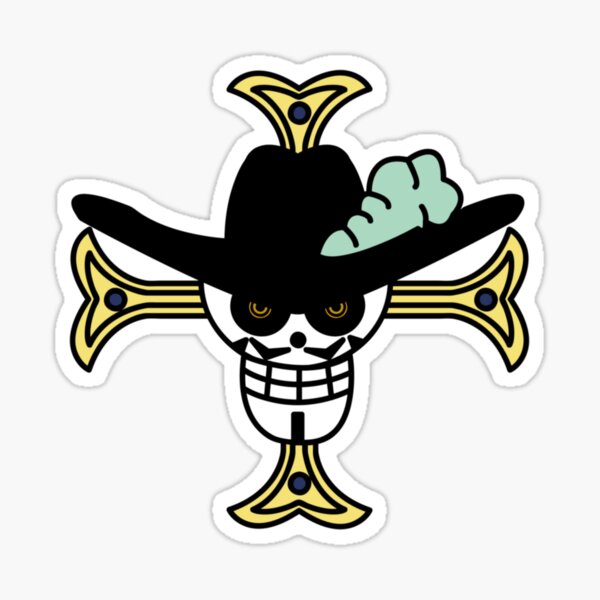 One Piece [ Dracule Mihawk ] collection-001 Sticker for Sale by  BerMosciski