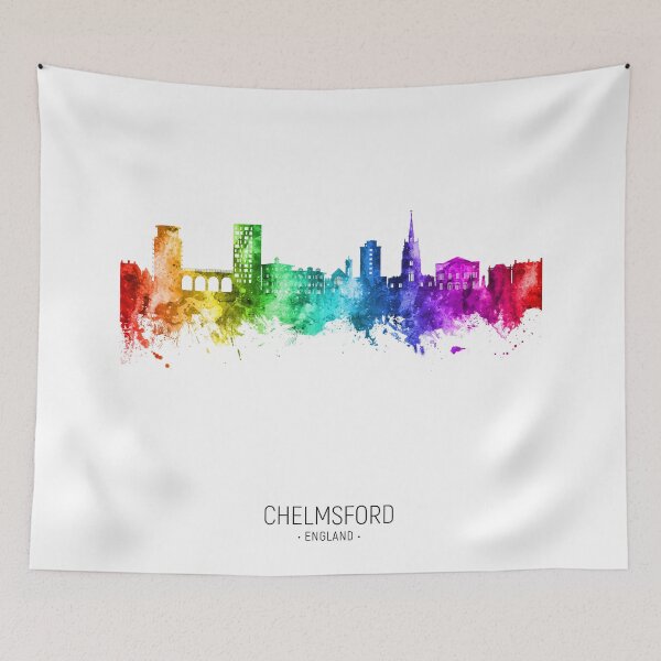 Item preview, Chelmsford England Skyline designed and sold by ArtPrints.