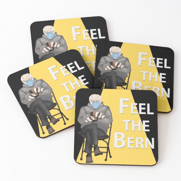 Item preview, Feel the Bern, Bernie Sanders Memes, mittens, inauguration, Bernie sitting, Funny Bernie designed and sold by pookkudesign.