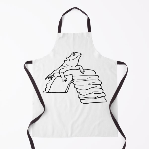 Item preview, Bearded Dragon on Bridge designed and sold by PrileyRileyArt.