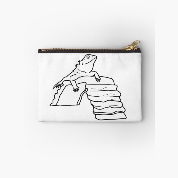 Item preview, Bearded Dragon on Bridge designed and sold by PrileyRileyArt.