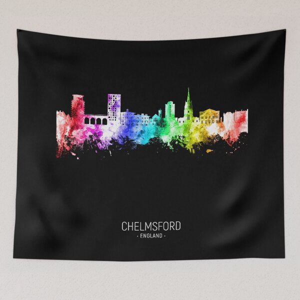Item preview, Chelmsford England Skyline designed and sold by ArtPrints.