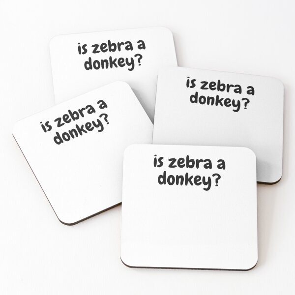 Item preview, is zebra a donkey? designed and sold by Omniodise.