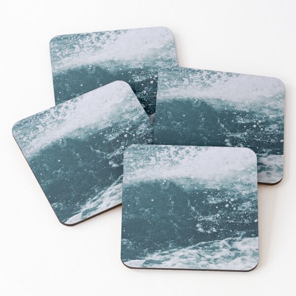 Item preview, dark blue ocean waves designed and sold by The Red Shop.