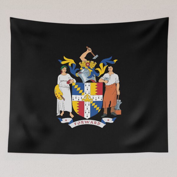 Item preview, birmingham flag coat of arms designed and sold by mikoala50.