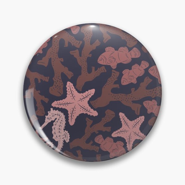 Item preview, Underwater Animal Kingdom Pattern- Star Fish, Sea Horse designed and sold by PosterpartyCo.