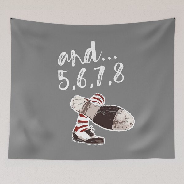 Item preview, and... 5, 6, 7, 8 Dance design with tap shoes, The best fun gift for any dancer! tap dance art, #tapdanceart, tap fam designed and sold by TAP-DANCE-ART.