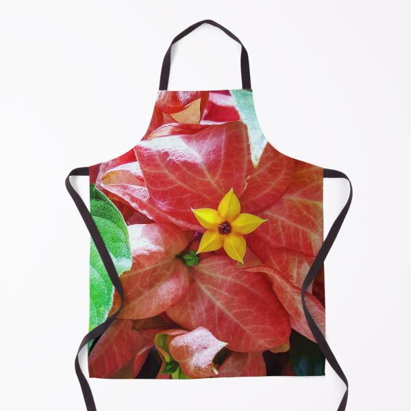 Item preview, Yellow Flower With Red Leaves designed and sold by SarahHphotos.