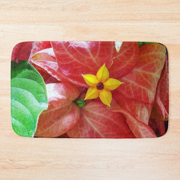 Item preview, Yellow Flower With Red Leaves designed and sold by SarahHphotos.