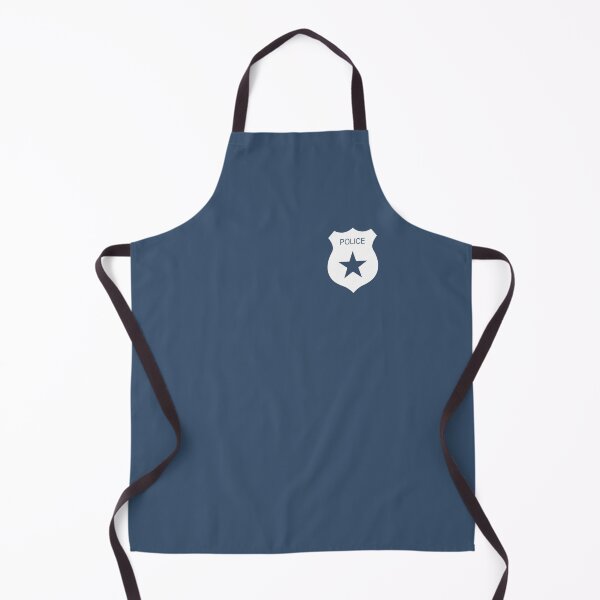 Item preview, Police badge star and straight police label designed and sold by flexycreatives.
