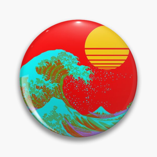 Item preview, Wava Off Kanagawa Red Sunset designed and sold by Sabbaht.