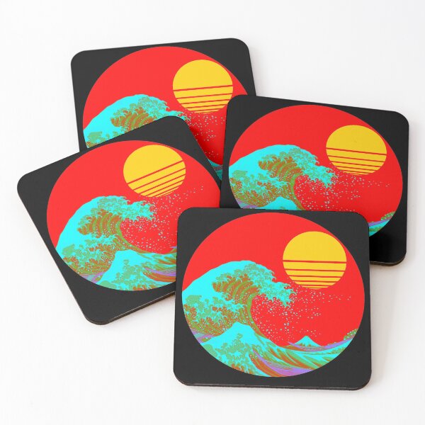 Item preview, Wava Off Kanagawa Red Sunset designed and sold by Sabbaht.