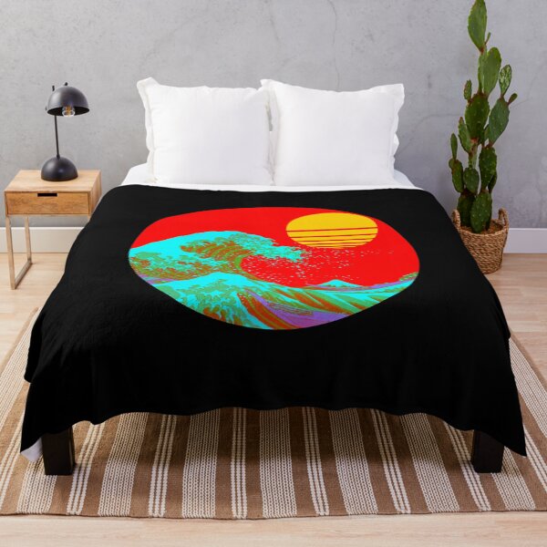 Item preview, Wava Off Kanagawa Red Sunset designed and sold by Sabbaht.