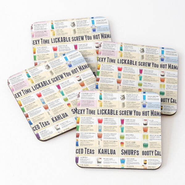 Item preview, Pocket Cocktails Poster Board - 48 Top Cocktail Recipes designed and sold by PocketCocktails.