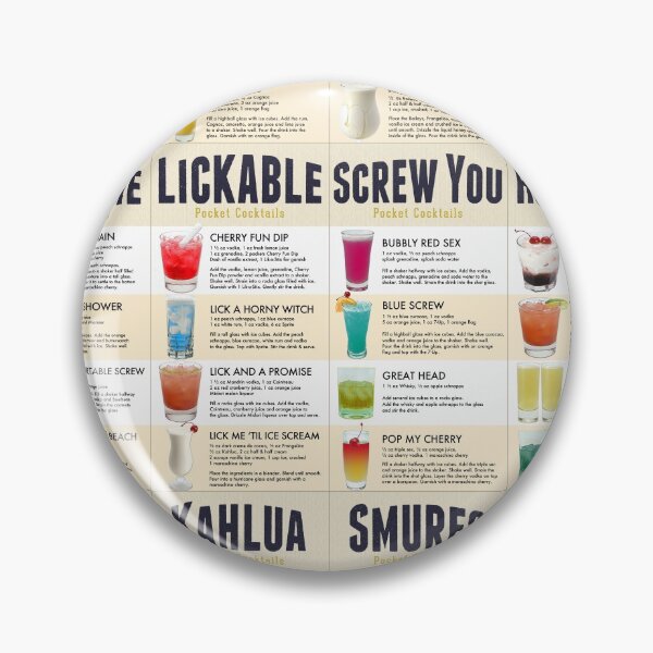 Item preview, Pocket Cocktails Poster Board - 48 Top Cocktail Recipes designed and sold by PocketCocktails.