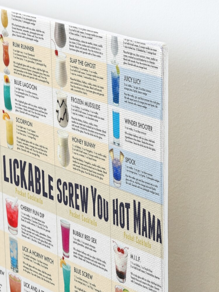 Pocket Cocktails Poster Board - 48 Top Cocktail Recipes Mounted Print for  Sale by PocketCocktails