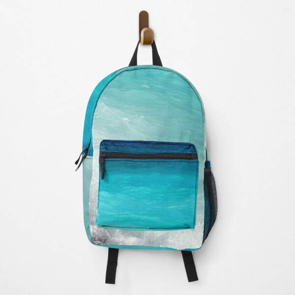 Item preview, beautiful light blue ocean waves with rocks designed and sold by The Red Shop.